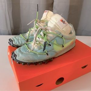 Nike Off-White x Womens Waffle Racer Vivid Sky